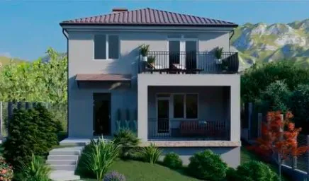 Concrete-block home