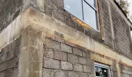 Windows and facade